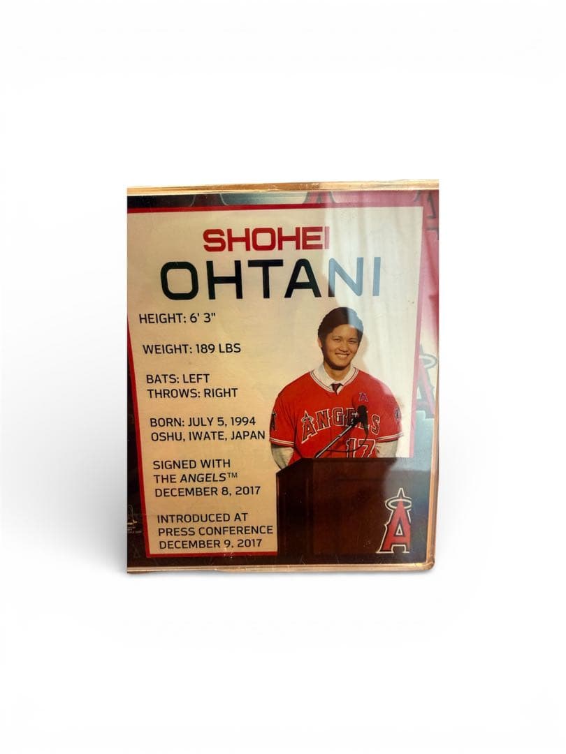 【世界5000枚限定】大谷翔平選手エンゼルス入団会見 シルバー