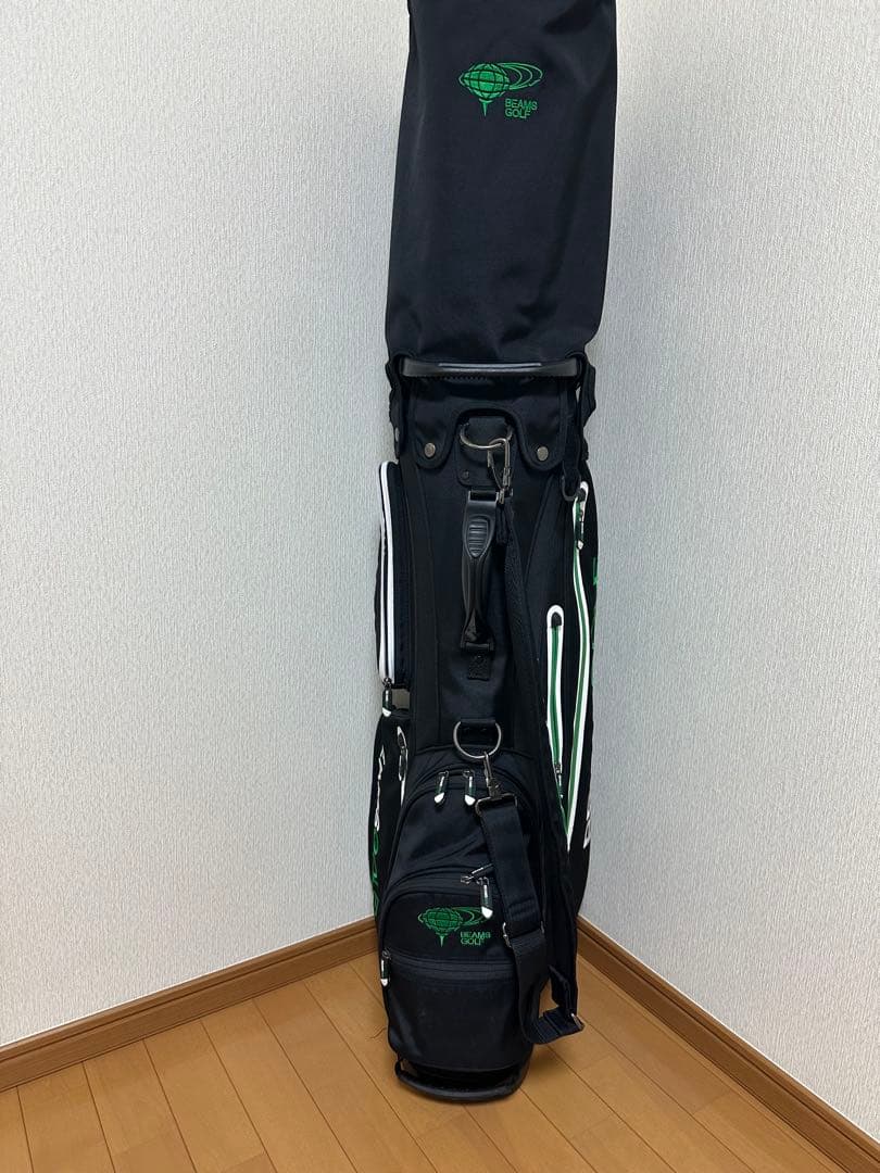 BEAMS GOLF ブラックキャディバッグ