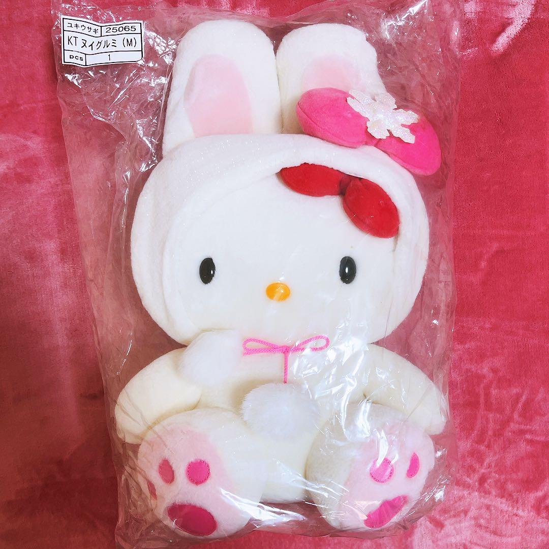 希少レア　ハローキティ　北海道　雪うさぎ　SM 2000年製 サンリオ　レトロ