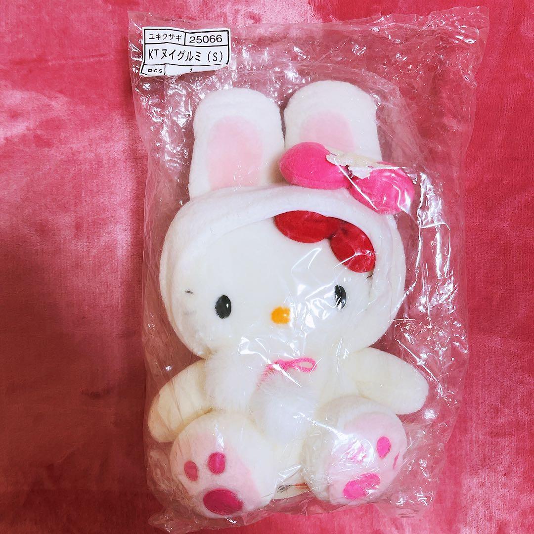 希少レア　ハローキティ　北海道　雪うさぎ　SM 2000年製 サンリオ　レトロ