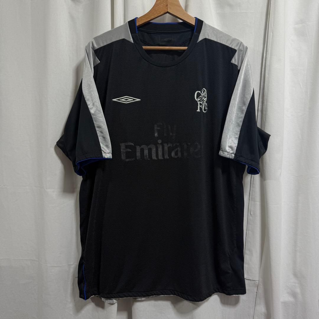 Chelsea FC Umbro サッカーユニフォーム ゲームシャツ L 黒