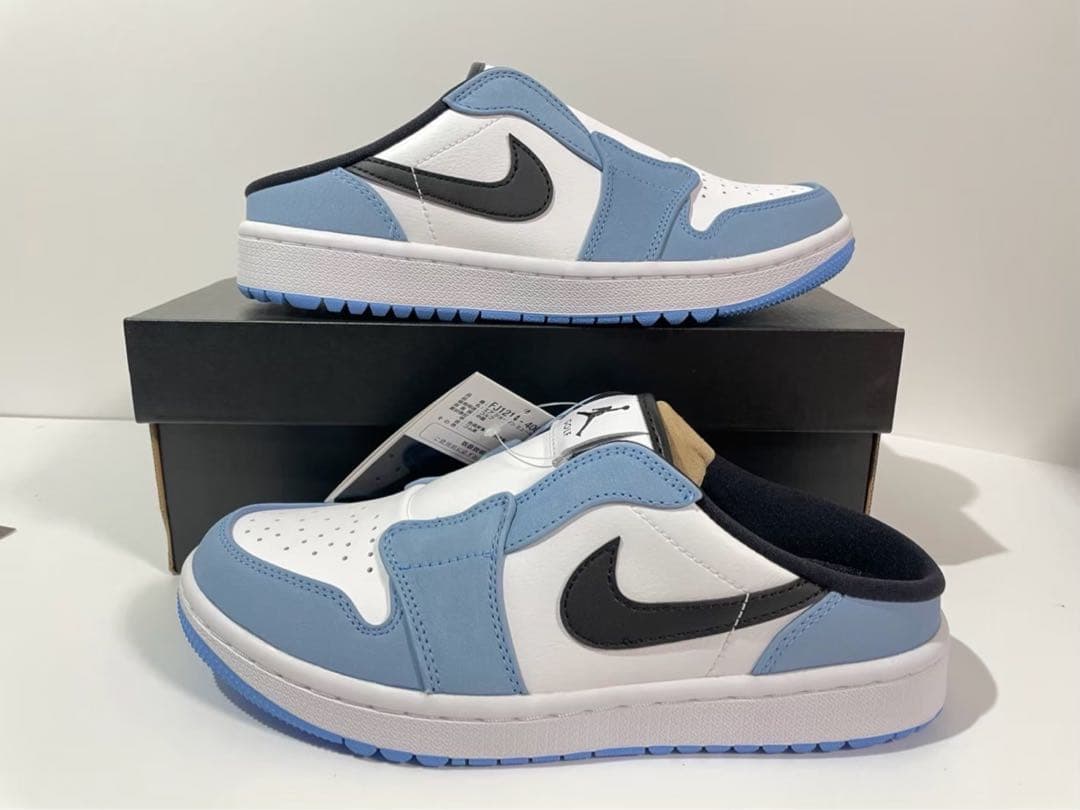 【新品】ナイキ エアジョーダン 1 ゴルフ ミュール ユニバーシティ ブルー