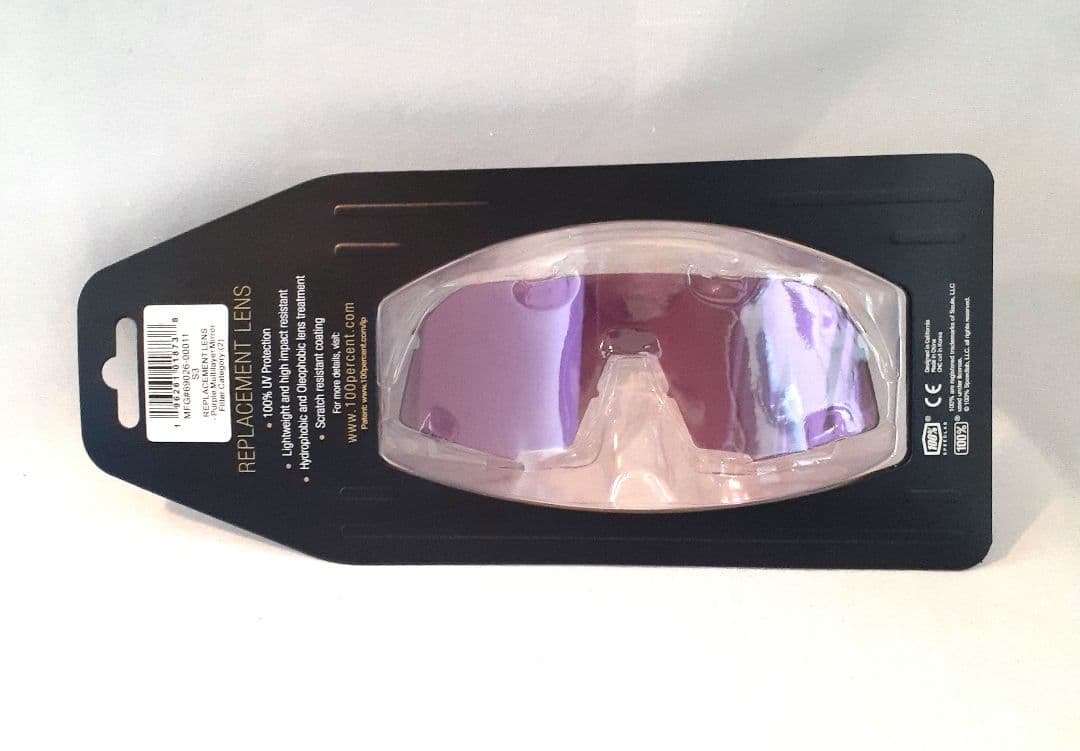 売約済み 100% S3 交換レンズ パープル ミラーレンズ ワンハンドレッド