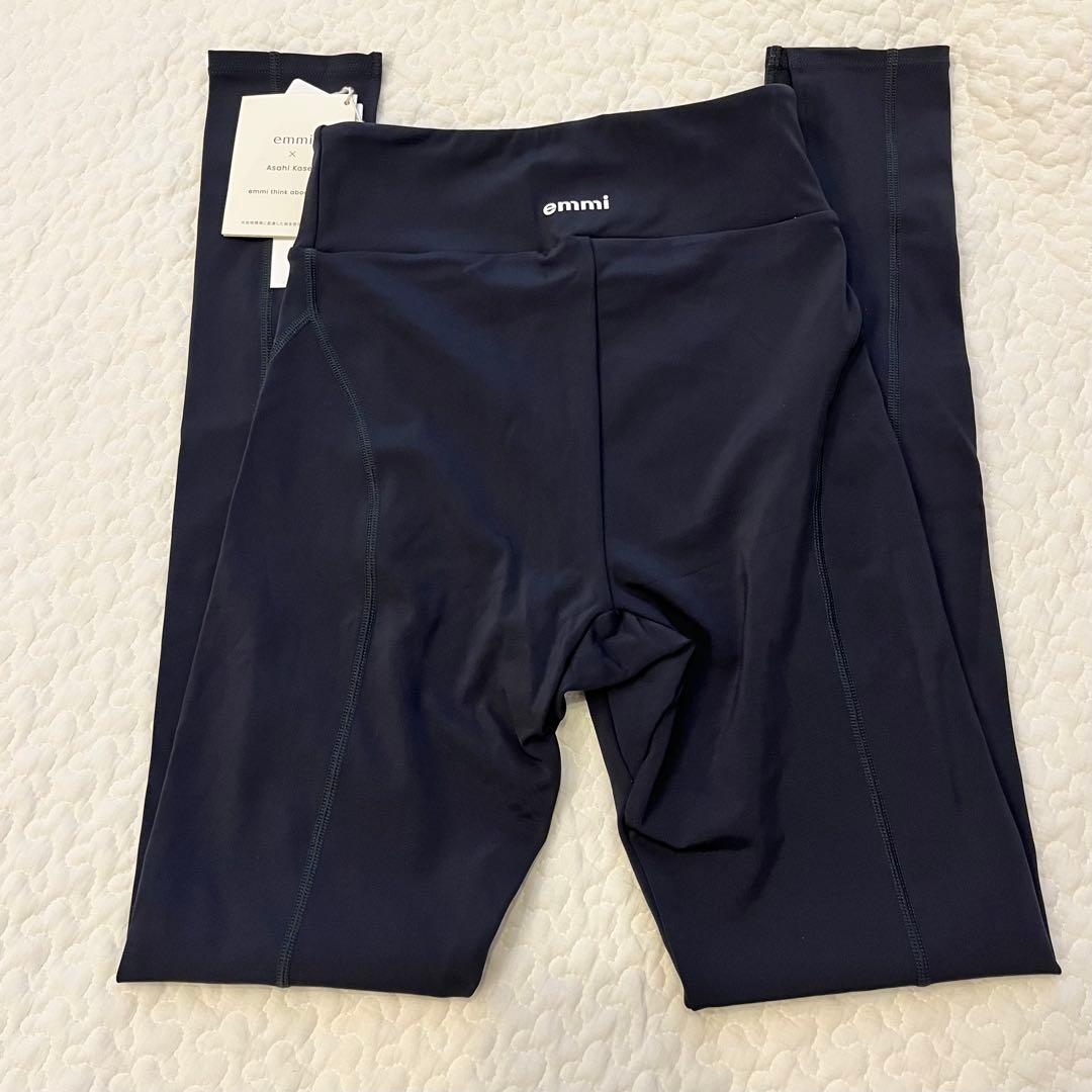 emmi yoga ヨガウェア ピラティス レギンス サイズ0 ブラック タグ付
