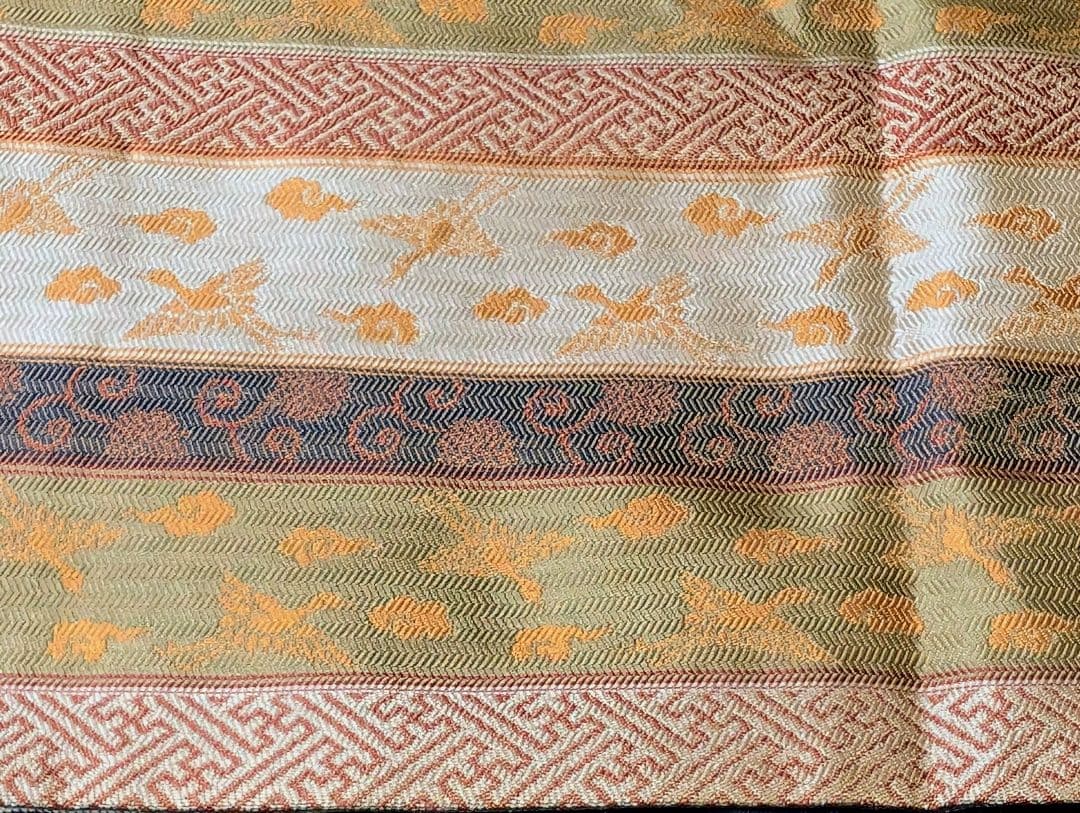 出帛紗　表千家　段雲鶴紹紦　惺斎宗匠お好み服紗写し