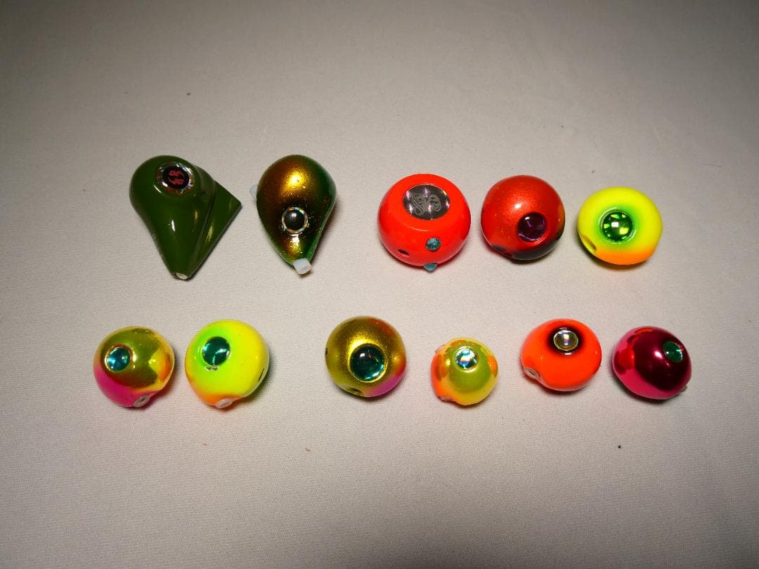 タイラバ 11個セット タングステン ハヤブサ フリースライド ケース付