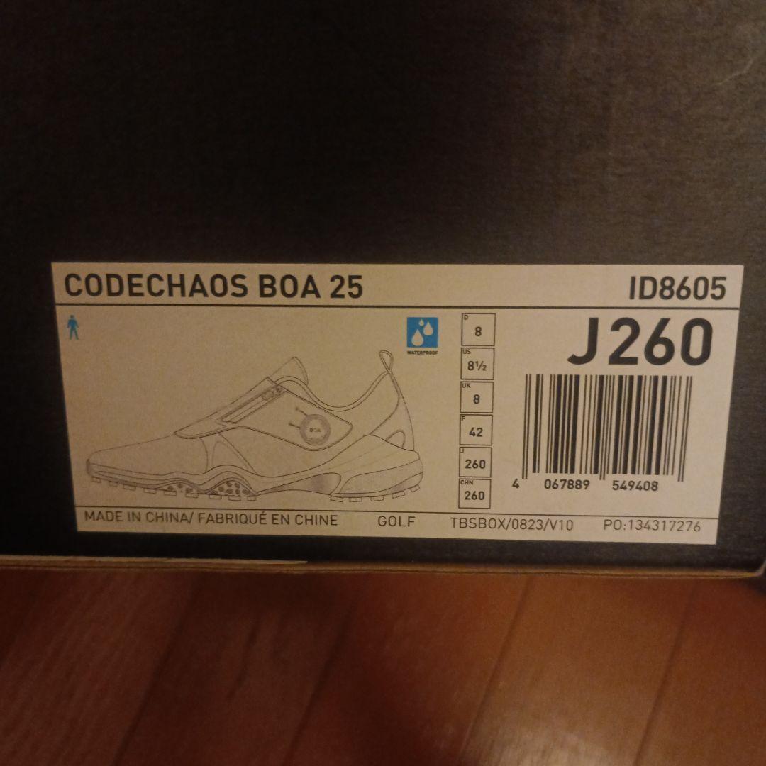 adidas ゴルフシューズ 26.0cm ホワイト