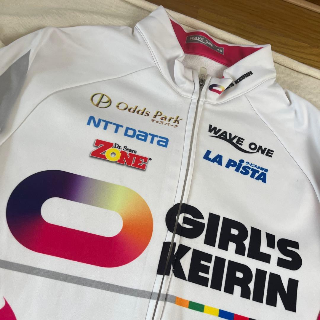 初代GIRL'S KEIRIN ガールズケイリン サイクルジャージ　ウエア　46