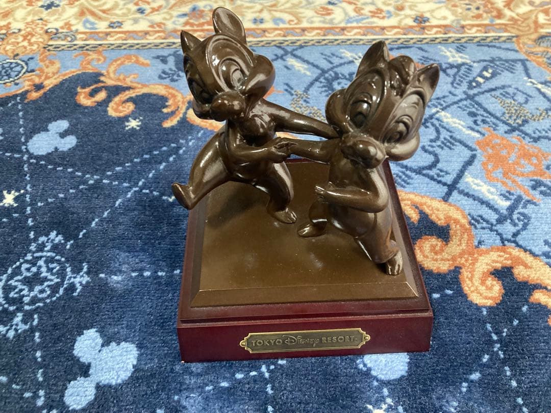 チップ＆デール ブロンズ像モチーフフィギュア 東京ディズニーリゾート
