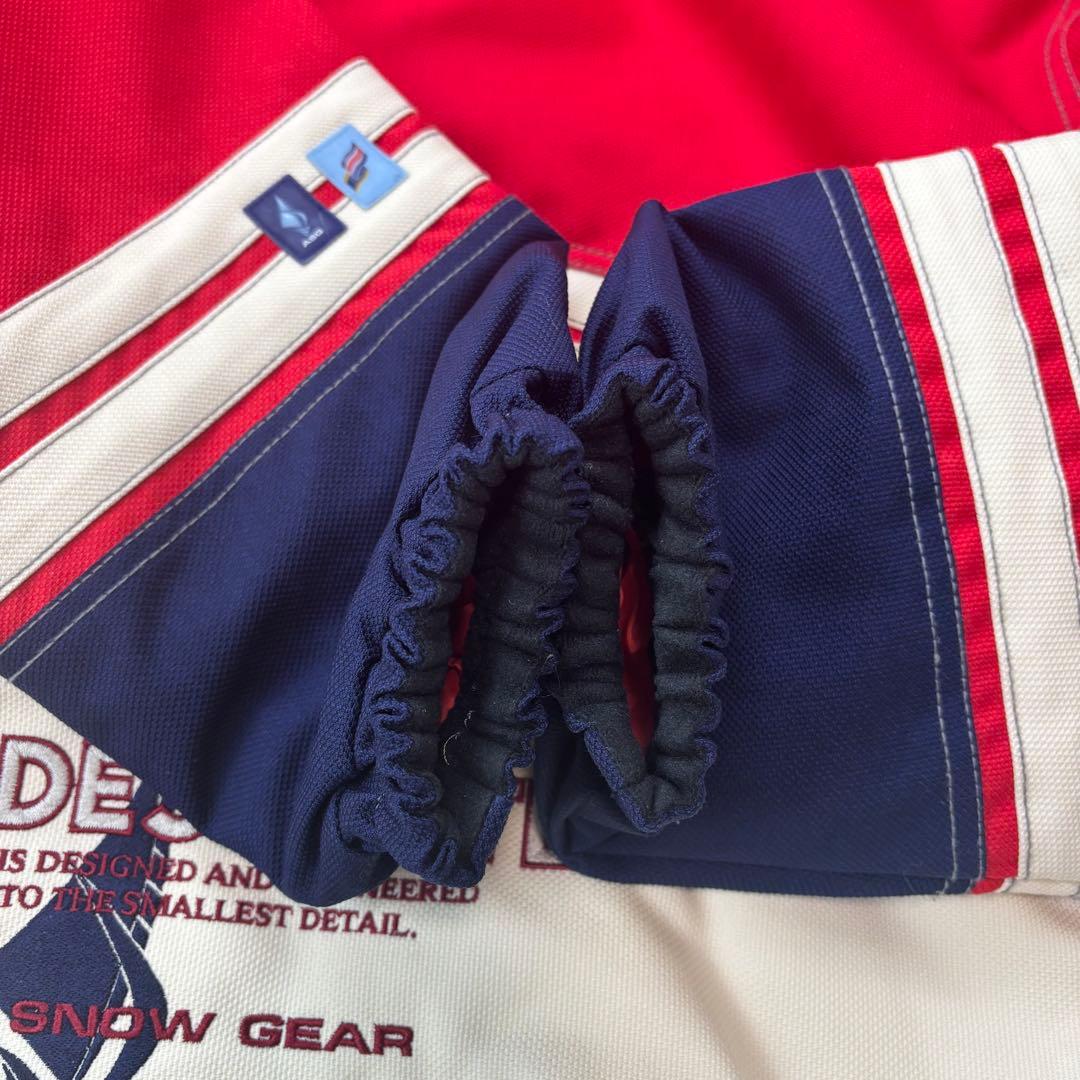 美品◆DESCENTE スノー スキーウェア 上下セット LM