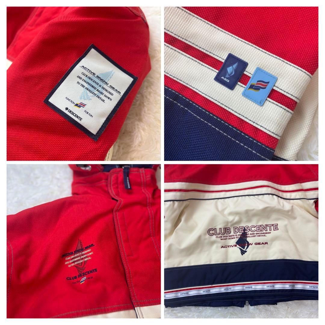 美品◆DESCENTE スノー スキーウェア 上下セット LM