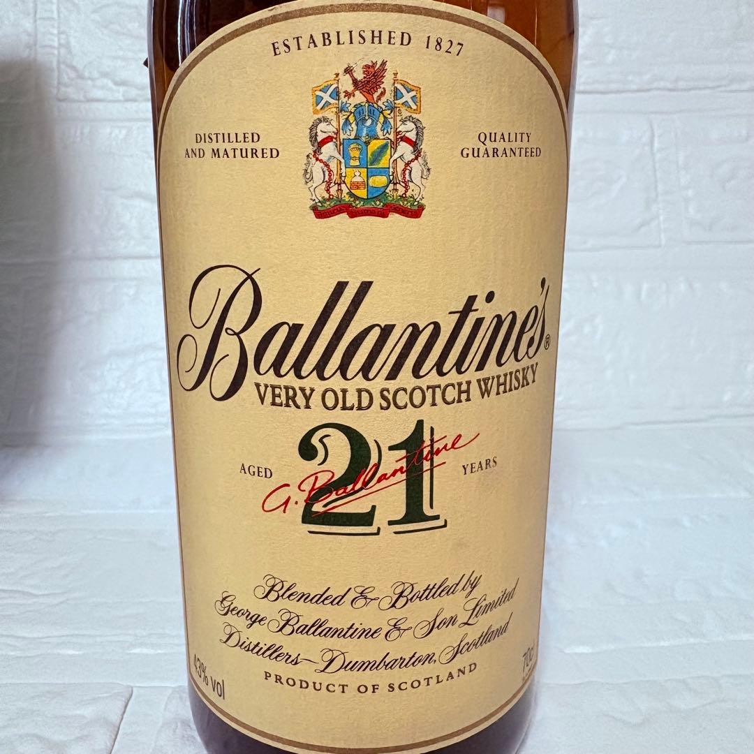 未開栓　送料込み　バランタイン　21年　スコッチ　ウイスキー　ウィスキー　古酒