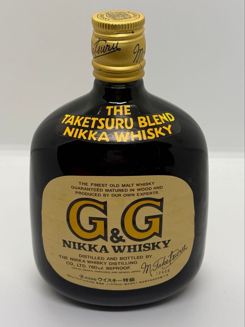 【古酒】ニッカウイスキーG&G TAKETSURU BLEND 760ml 特級