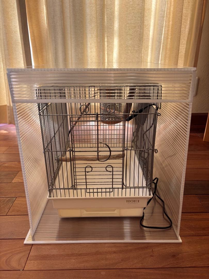 【オーダーメード】鳥かご鳥ゲージ鳥ケージ保温カバー、保温ケース　アクリル