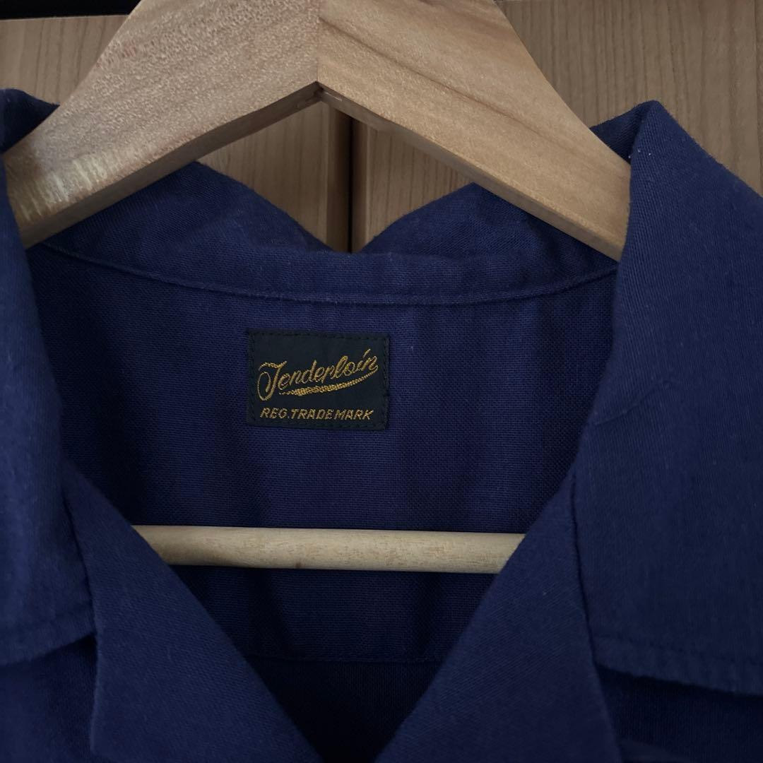 k*o様 オークション Tenderloins ネイビー ボウリング　シャツ　S