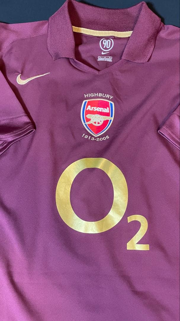 【激レア】2005ペルカンプ10 アーセナル アウェイシャツ ナイキジャパン