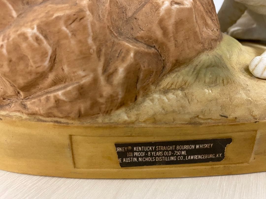 1986年WILDTURKEYワイルドターキー陶器ボトル(空ボトル)