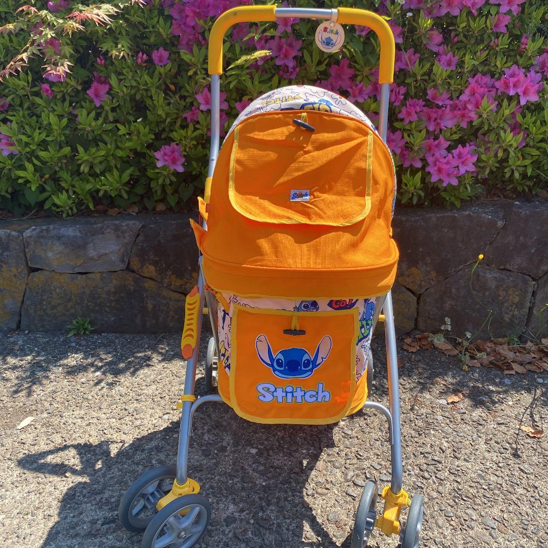 ペットパラダイス　ディズニー　スティッチ　バギーカー　ペットカート