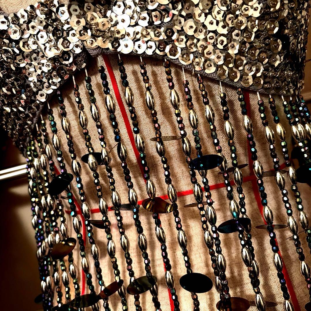 ダンス衣装　飾り付きトップブラ衣装