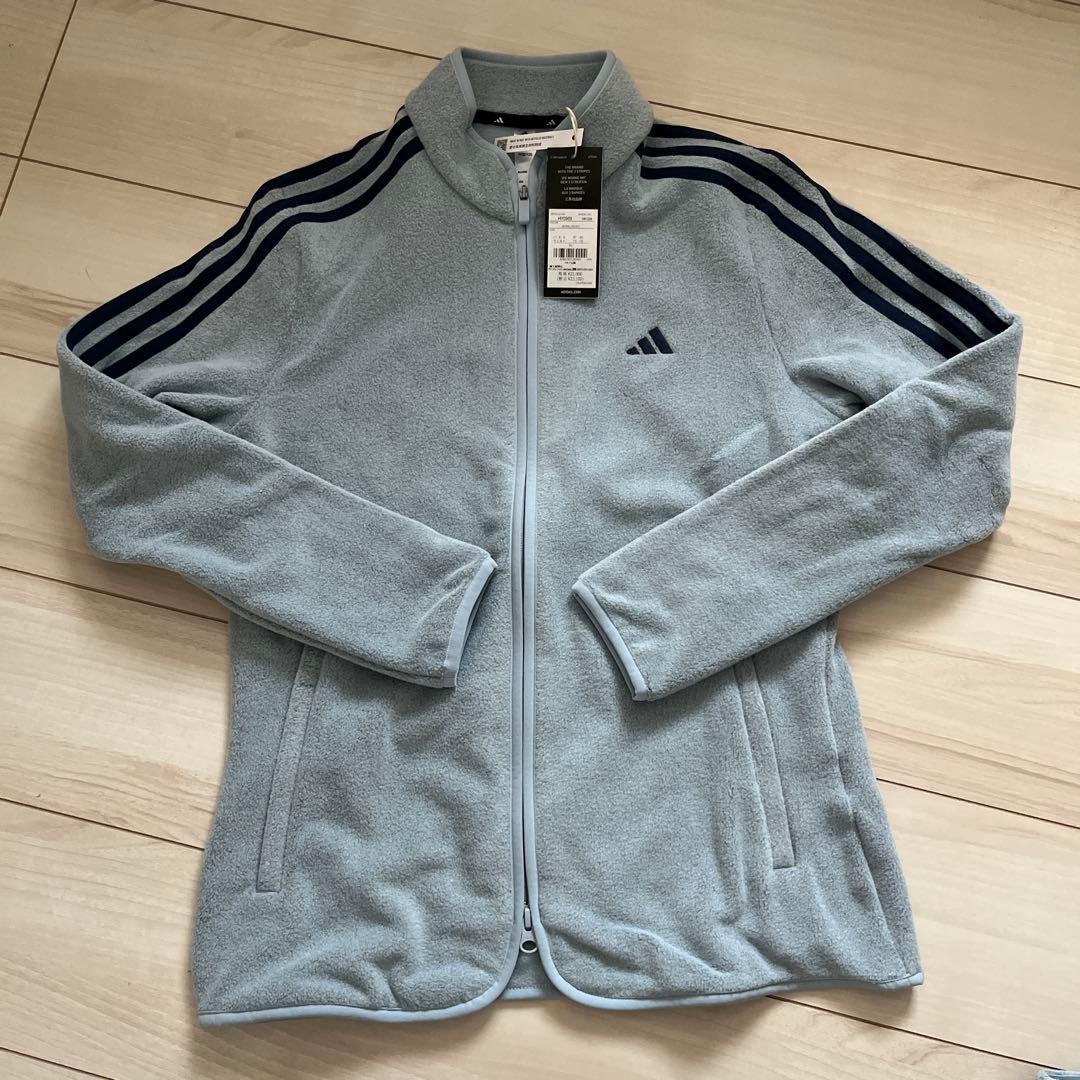 新品　アディダス　ゴルフ　スリーストライプス　フリース　セットアップ　XL