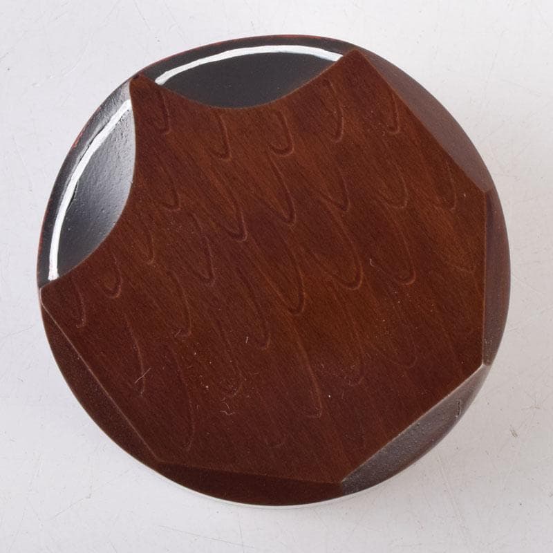 ちびまり　茶道具漆塗うそ鳥香合大宰府天満宮千百年大祭記念共箱　C　8699