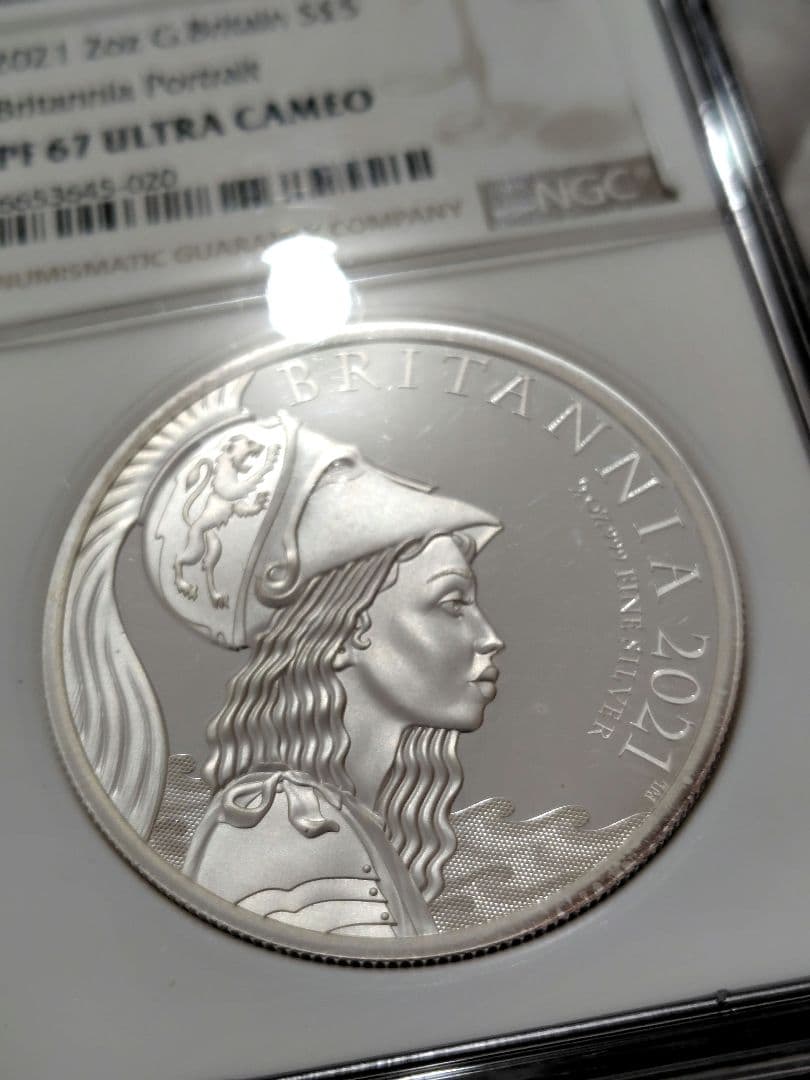 2021年 プレミアムブリタニア 2oz 銀貨