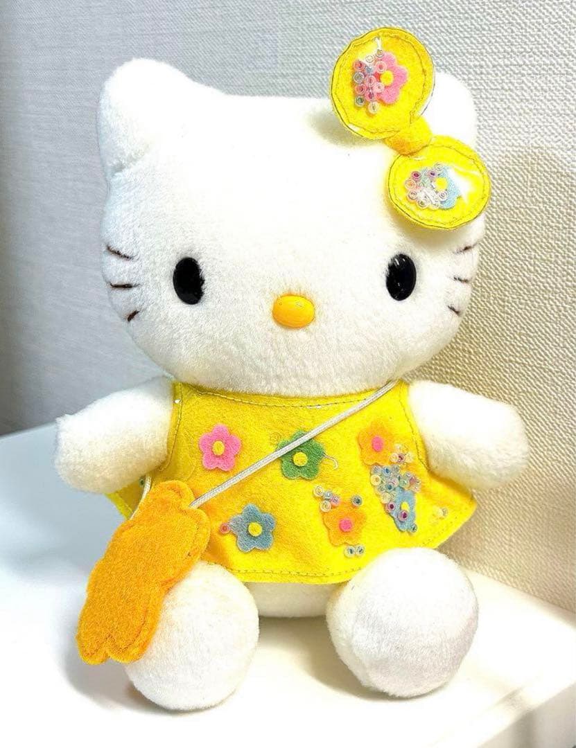 非売品　レア　ハローキティ　ぬいぐるみ　コスチュームキティ　レトロ　レトロキティ