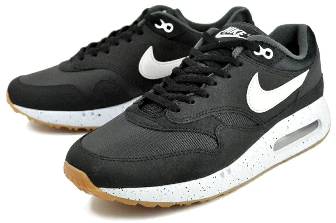 ナイキ ゴルフ 27.5cm エアマックス 1 シューズ スパイク 靴 黒