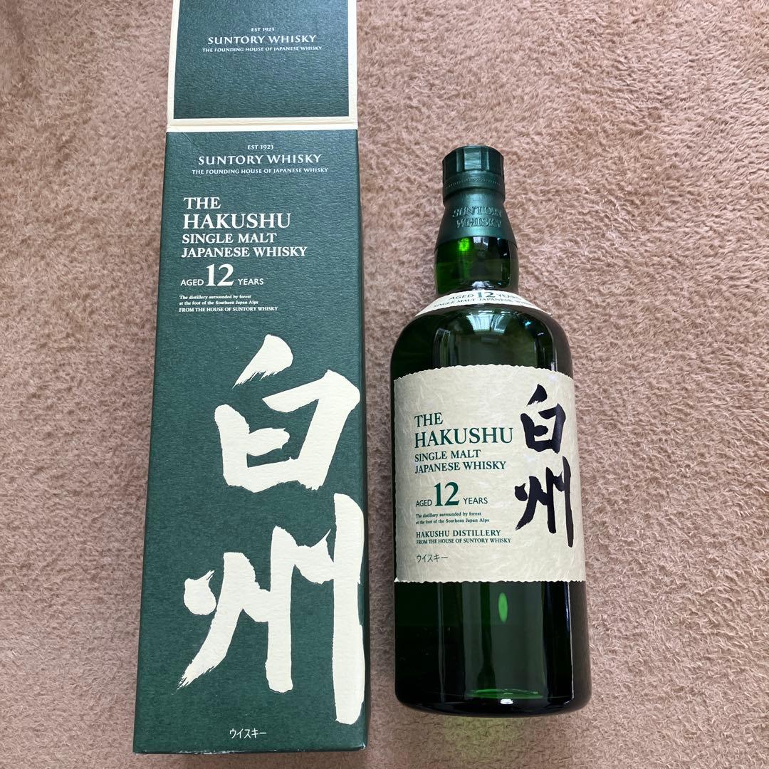 白州12年 サントリーシングルモルトウイスキー 700ml 箱入り　最終値下げ