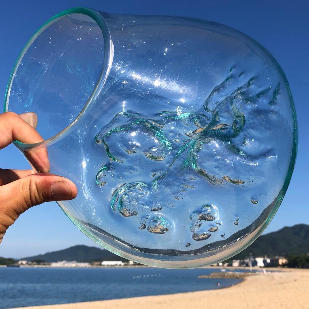 流木ガラス オブジェ特大A 花瓶 金魚鉢 ガーデニング テラリウム 観賞魚 容器