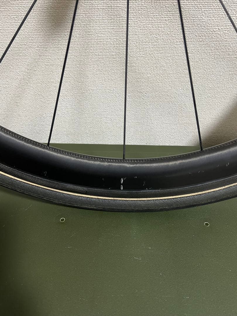 前後セットHunt カーボンホイール　45mm (リム・チューブラー)