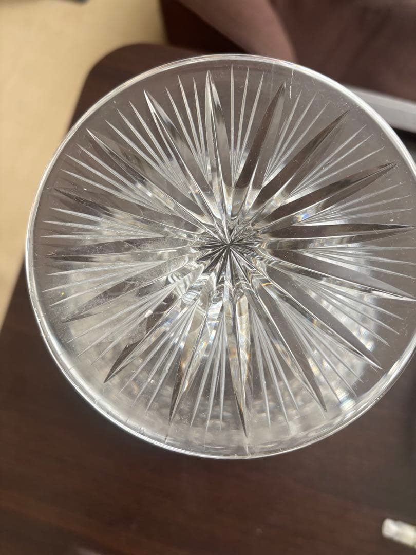 蓋付き容器 チェコ　ボヘミアン　キャンディボックス