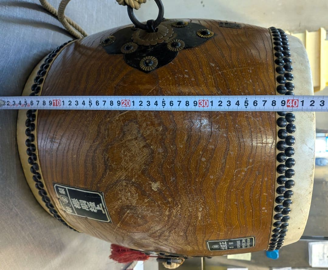 ★値下げ★【和太鼓 太鼓正 欅胴極上】36cm×42cm　※本日出品取り下げます