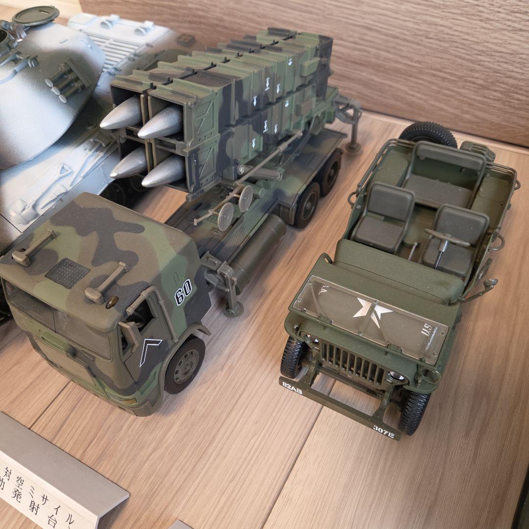 【6体セット】1/24 RC 74式戦車 冬季迷彩 / 12式地対艦誘導弾 他