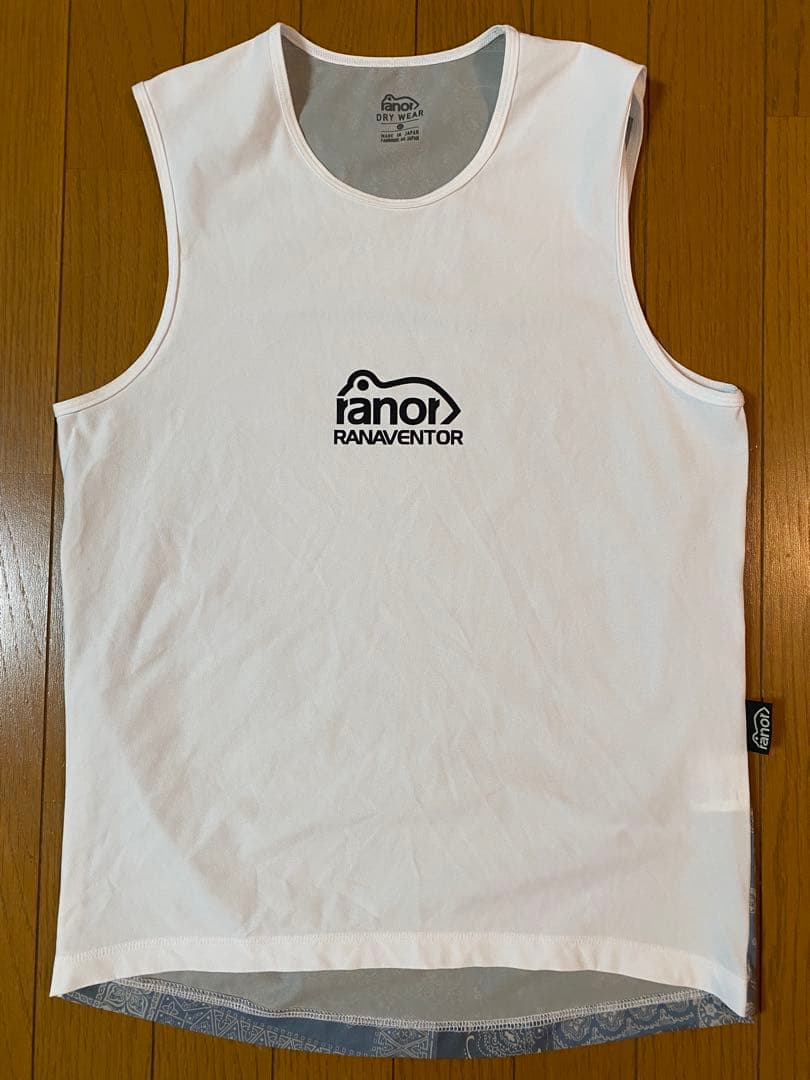 ranor ラナー バンダナ柄ノースリーブ ランニングパンツ ランスカ3点セット