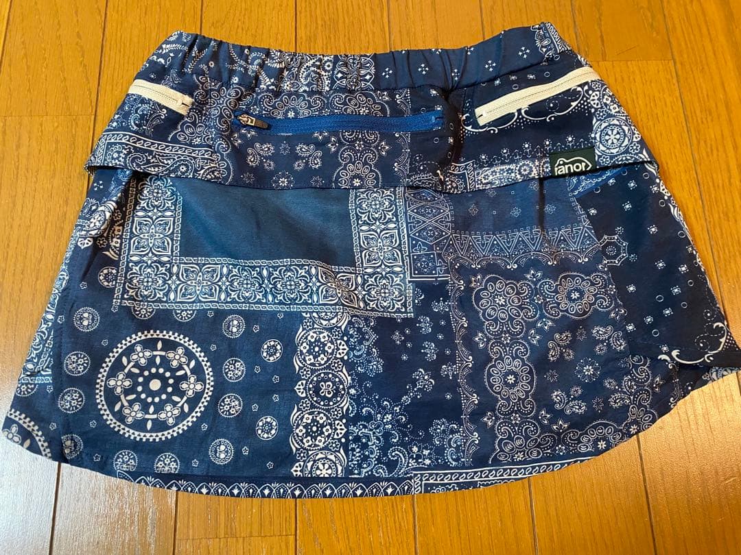 ranor ラナー バンダナ柄ノースリーブ ランニングパンツ ランスカ3点セット