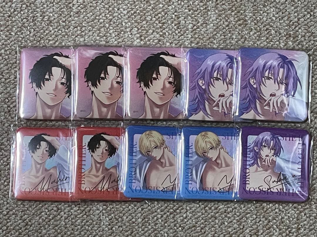 妹はシスコン兄がめんどくさい くじ スクエア缶バッジ