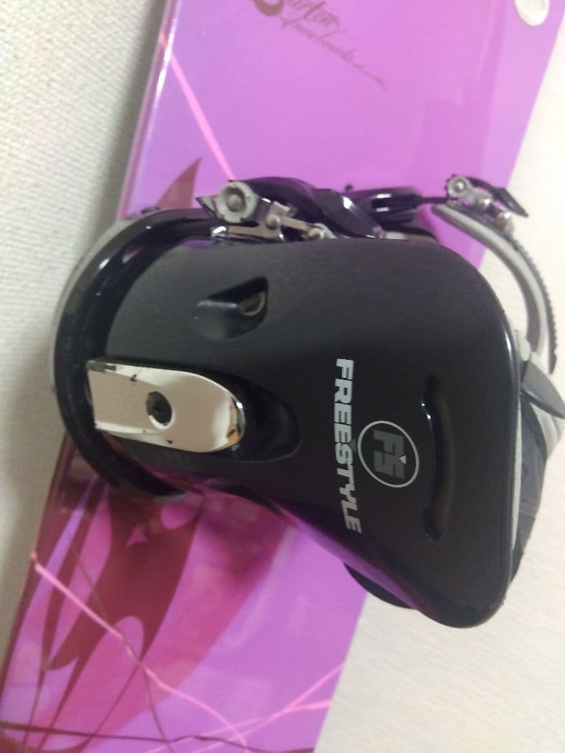 Burton バートン スノーボード 紫 緑 Freestyle ビンディング