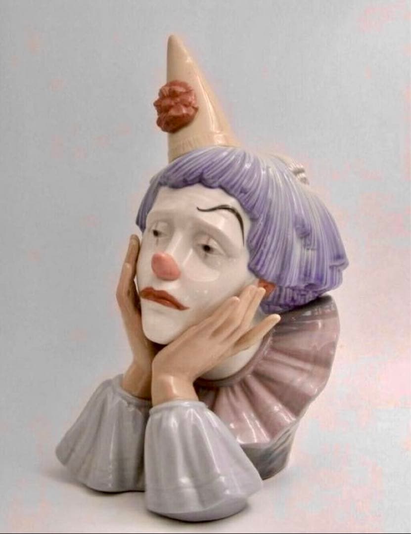 LLADRO ピエロ　ジェスター クラウン  磁器  2000年製造中止　箱付き