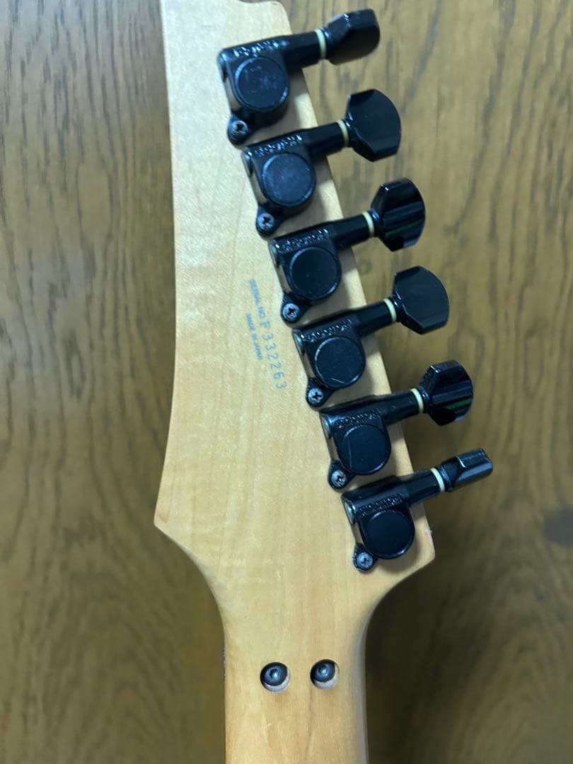 Ibanez RGシリーズ イエロー ステッカーアート