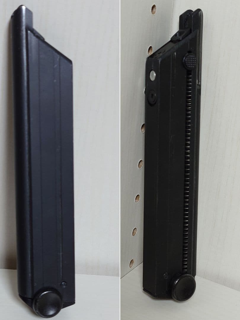 エアーソフトガン　ルガー P08　タナカワークス　木製グリップ装着