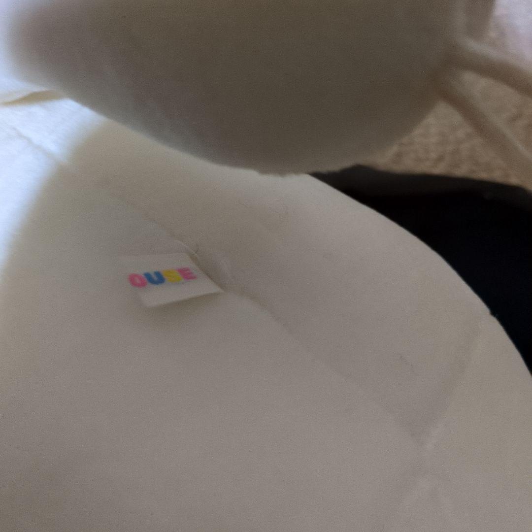 ミキハウス、ホワイトくま　ぬいぐるみ　レア