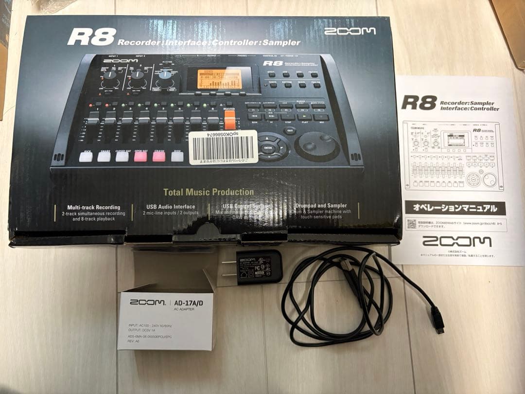 ZOOM R8 MTR マルチトラックレコーダー