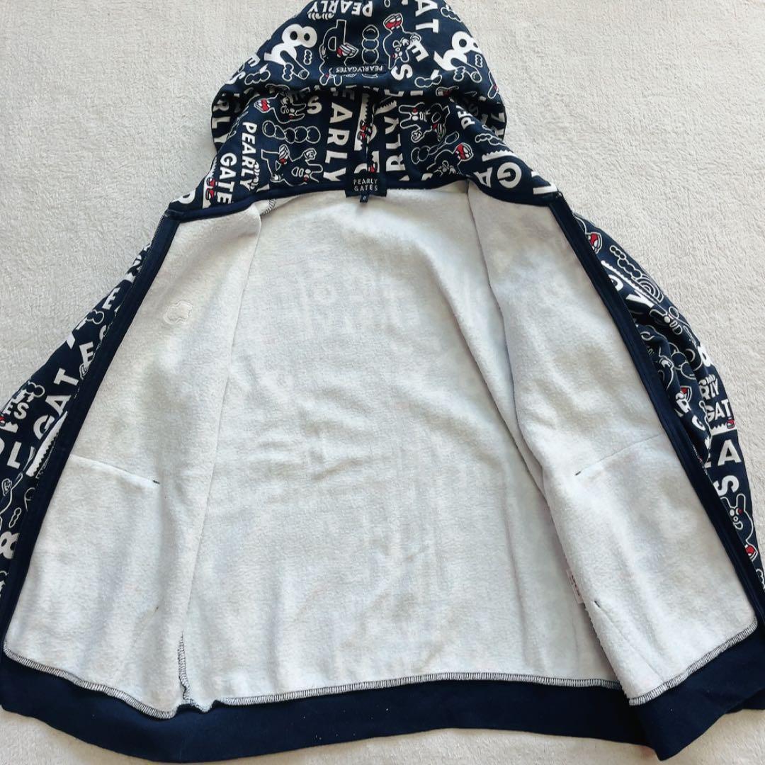 パーリーゲイツ　裏起毛　セットアップ　パーカー　スカート　どうしちゃったPG