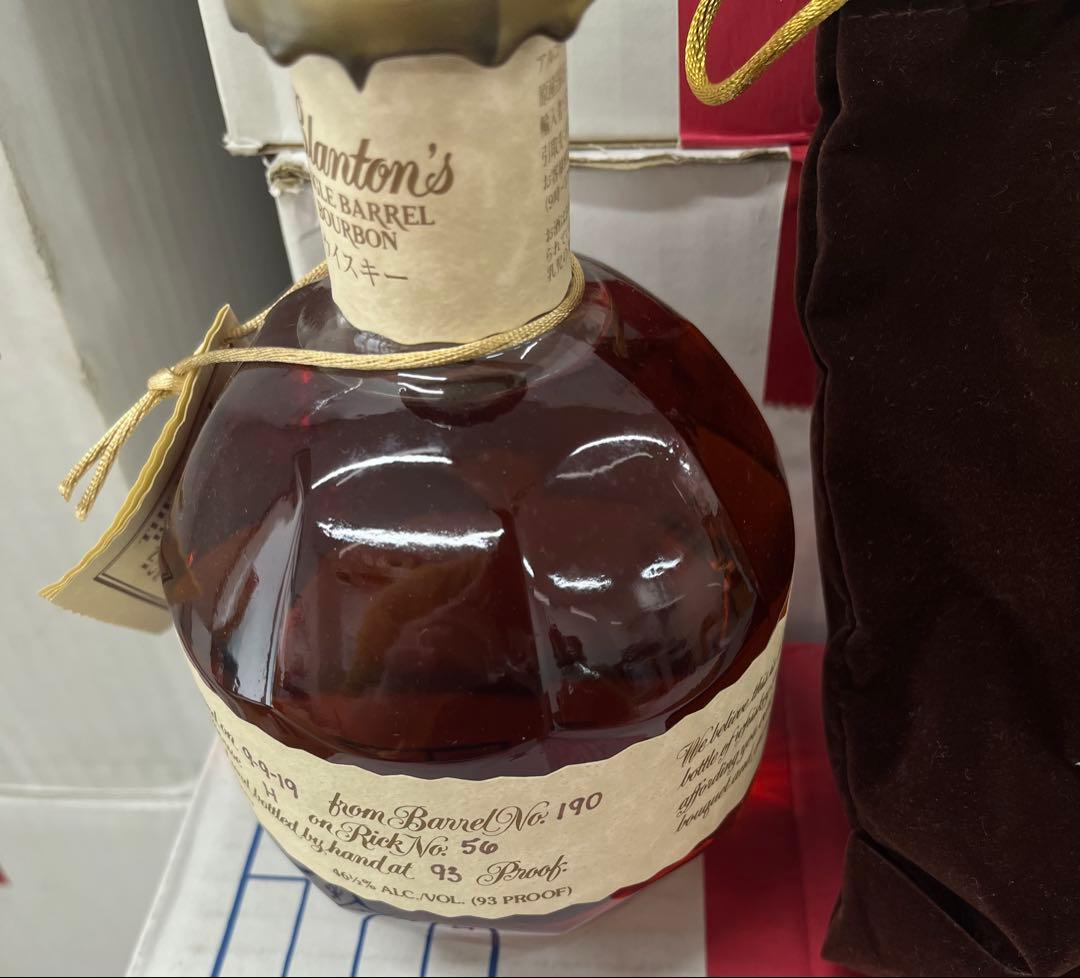 ウイスキー Blanton's Bourbon 93 Proof 750ml 46.5%
