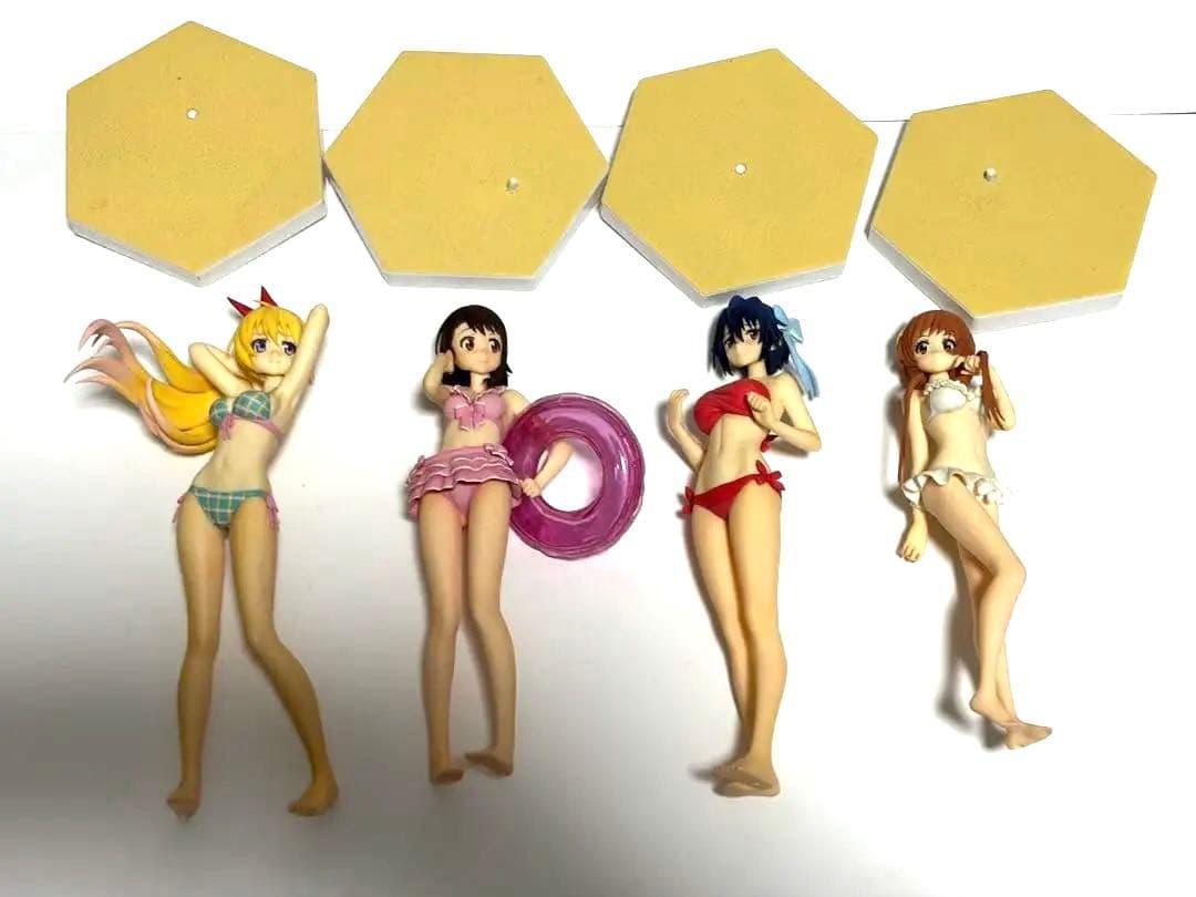 BEACH QUEENS ニセコイ　フィギュア 4体セット
