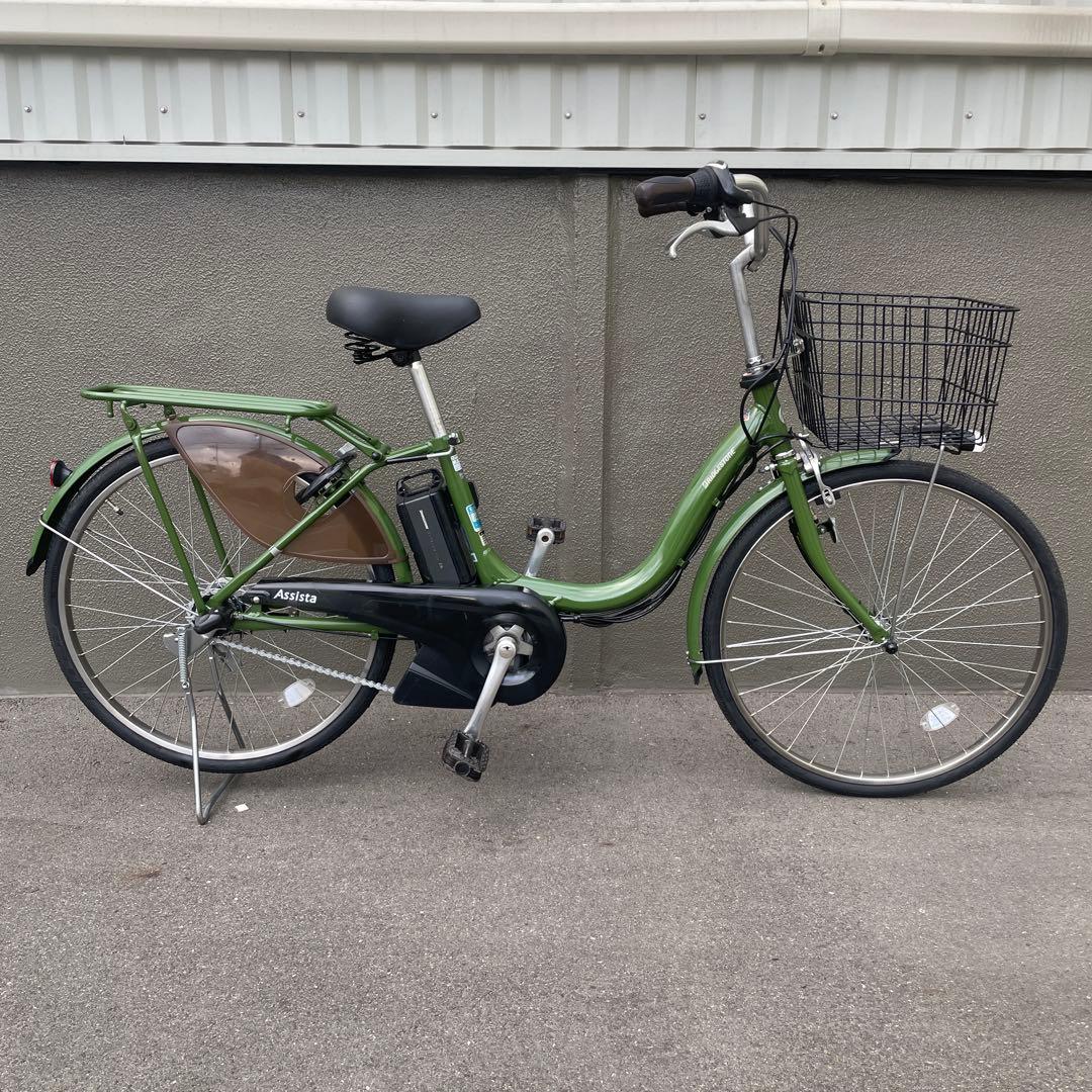 ブリヂストン電動アシスト自転車24インチ グリーン