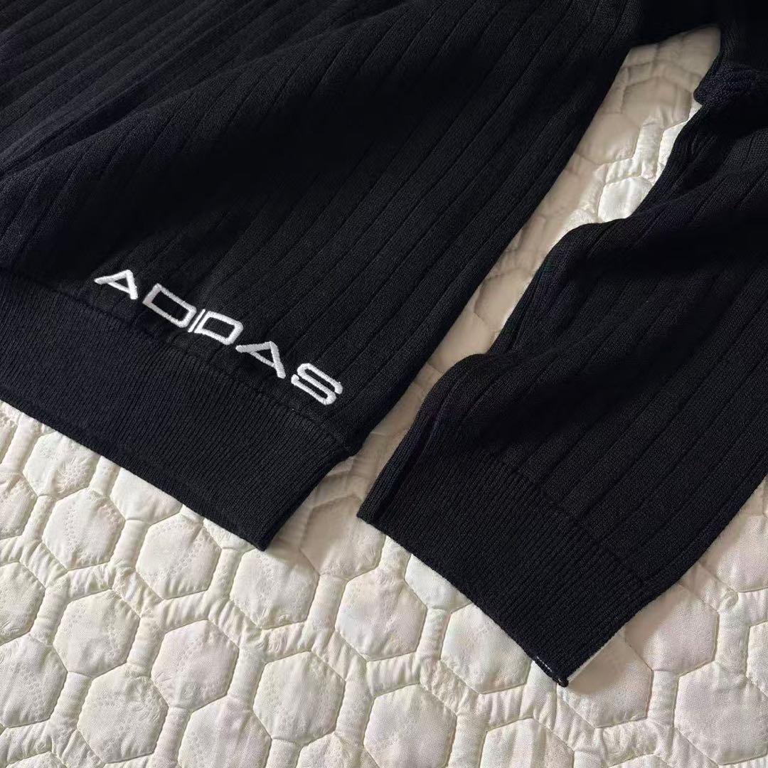 XL即日発送新品23100円アディダスゴルフ/メンズ/防風セータージャケット/黒