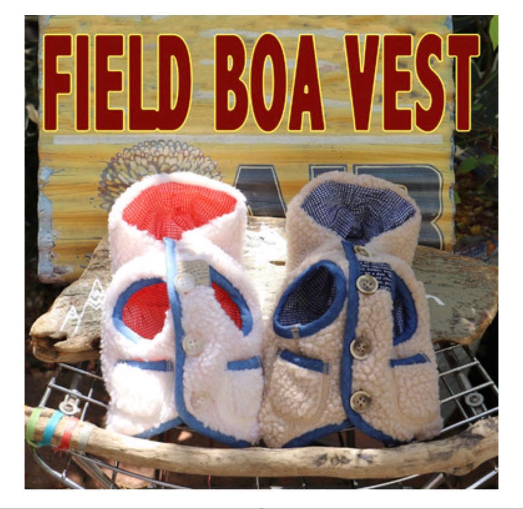 アトリエGG フィールド ボア ベスト 美品！ 19ハーフ