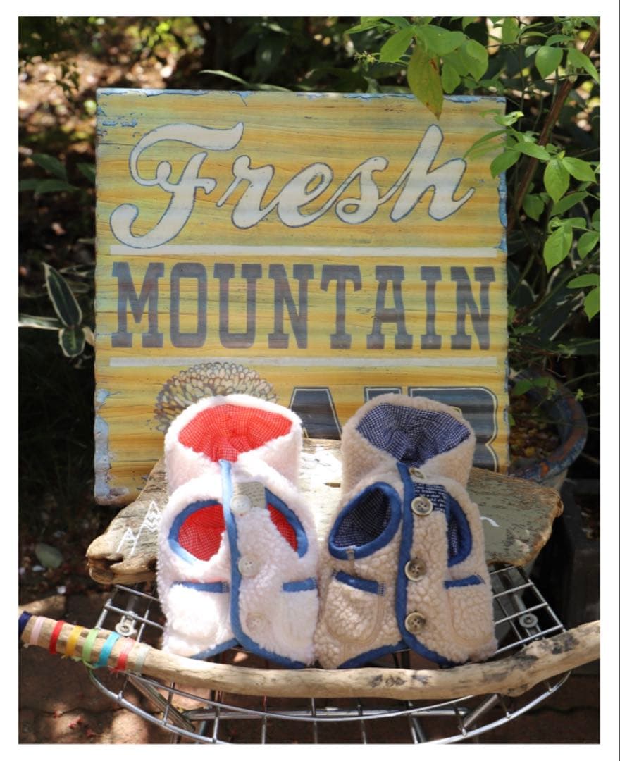 アトリエGG フィールド ボア ベスト 美品！ 19ハーフ